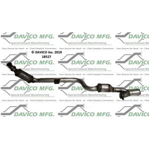 Davico Direct Fit Catalytic Converter and Pipe Assembly for 2006 Mercedes-Benz CLK55 AMG - 18527