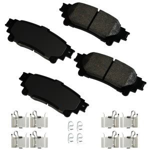 Akebono Pro-ACT™ Ultra-Premium Ceramic Rear Disc Brake Pads for 2015 Lexus IS250 - ACT1391A