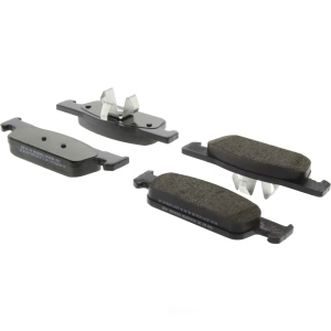 Centric Posi Quiet™ Ceramic Front Disc Brake Pads for 2017 Smart Fortwo - 105.18301