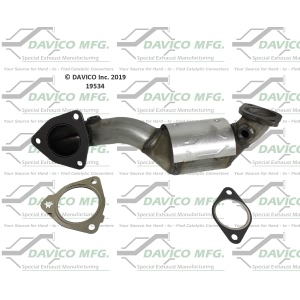 Davico Direct Fit Catalytic Converter and Pipe Assembly for 2011 Lincoln MKT - 19534