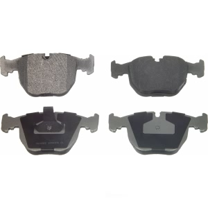 Wagner ThermoQuiet Semi-Metallic Disc Brake Pad Set for 2000 BMW 740iL - MX681