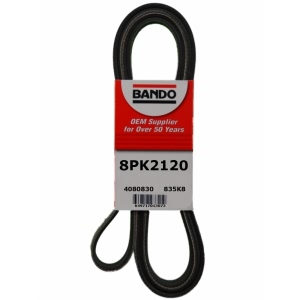 BANDO Rib Ace™ V-Ribbed OEM Quality Serpentine Belt for 1991 Dodge W250 - 8PK2120
