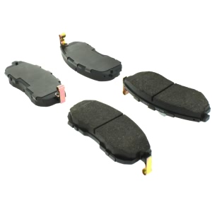 Centric Posi Quiet™ Extended Wear Semi-Metallic Front Disc Brake Pads for 2007 Nissan Sentra - 106.08150
