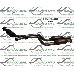 Davico Direct Fit Catalytic Converter and Pipe Assembly for 1999 Mercedes-Benz CLK430 - 18466