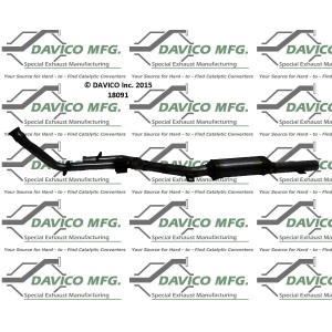 Davico Direct Fit Catalytic Converter and Pipe Assembly for 1995 Mercedes-Benz S600 - 18091