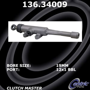 Centric Premium™ Clutch Master Cylinder for 1993 BMW M5 - 136.34009