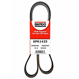 BANDO Rib Ace™ V-Ribbed OEM Quality Serpentine Belt for 2000 Chrysler Cirrus - 6PK1425
