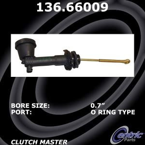 Centric Premium Clutch Master Cylinder for Chevrolet C3500 - 136.66009