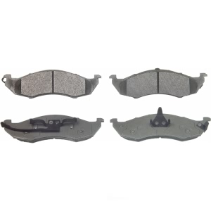 Wagner ThermoQuiet Semi-Metallic Disc Brake Pad Set for 1996 Mercury Villager - MX576