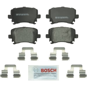 Bosch QuietCast™ Premium Organic Rear Disc Brake Pads for 2014 Audi TT Quattro - BP1108