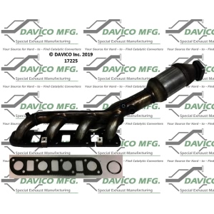 Davico Exhaust Manifold with Integrated Catalytic Converter for 2014 Infiniti QX80 - 17225