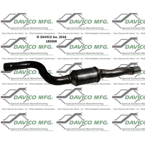 Davico Direct Fit Catalytic Converter and Pipe Assembly for 2012 Mercedes-Benz C350 - 18506R