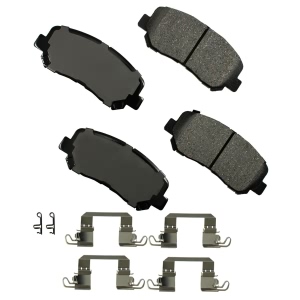 Akebono Pro-ACT™ Ultra-Premium Ceramic Front Disc Brake Pads for Jeep Cherokee - ACT1640