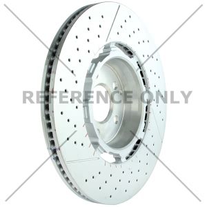 Centric Premium™ OE Style Drilled And Slotted Brake Rotor for 2018 Mercedes-Benz E63 AMG S - 127.35175