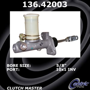 Centric Premium Clutch Master Cylinder for Nissan Stanza - 136.42003