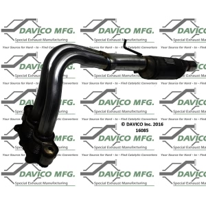 Davico Direct Fit Catalytic Converter and Pipe Assembly for 1984 Volkswagen Scirocco - 16085