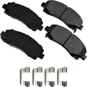 Akebono Pro-ACT™ Ultra-Premium Ceramic Front Disc Brake Pads for 2013 Acura TL - ACT1102