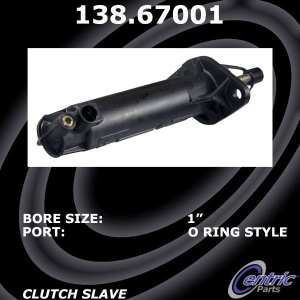 Centric Premium Clutch Slave Cylinder for 1988 Dodge D350 - 138.67001