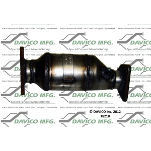 Davico Direct Fit Catalytic Converter for 2012 Nissan NV1500 - 18218