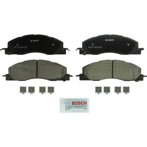 Bosch QuietCast™ Premium Ceramic Front Disc Brake Pads for 2010 Dodge Ram 3500 - BC1399