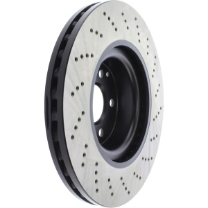 Centric SportStop Drilled 1-Piece Front Brake Rotor for 2017 Mercedes-Benz E550 - 128.35120