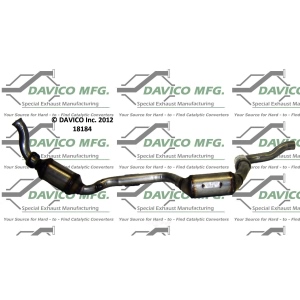 Davico Direct Fit Catalytic Converter and Pipe Assembly for 2002 Mercedes-Benz ML320 - 18184