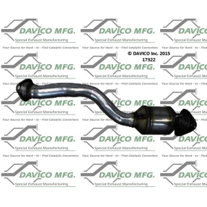 Davico Direct Fit Catalytic Converter and Pipe Assembly for 2012 Honda Insight - 17322