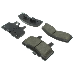 Centric Posi Quiet™ Extended Wear Semi-Metallic Front Disc Brake Pads for 1998 GMC K2500 Suburban - 106.03700