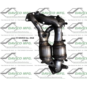Davico Exhaust Manifold with Integrated Catalytic Converter for 2012 Nissan Sentra - 17485