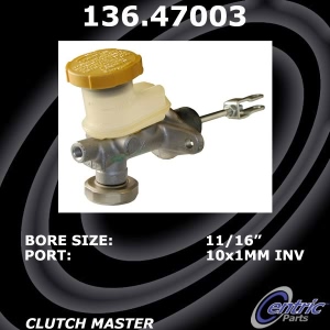 Centric Premium Clutch Master Cylinder for 2005 Saab 9-2X - 136.47003