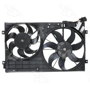 Four Seasons Dual Radiator And Condenser Fan Assembly for 2006 Volkswagen Rabbit - 76305