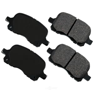 Akebono Pro-ACT™ Ultra-Premium Ceramic Front Disc Brake Pads for 2002 Toyota Corolla - ACT741