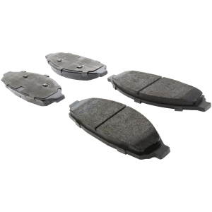 Centric Posi Quiet™ Extended Wear Semi-Metallic Front Disc Brake Pads for 2007 Ford Crown Victoria - 106.09310