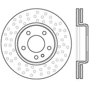 Centric Premium Vented Rear Brake Rotor for 2011 Mercedes-Benz S65 AMG - 125.35102