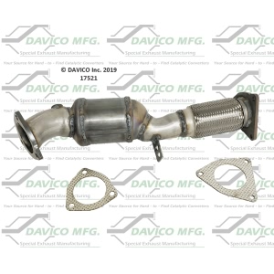 Davico Direct Fit Catalytic Converter and Pipe Assembly for 2007 Audi Q7 - 17521