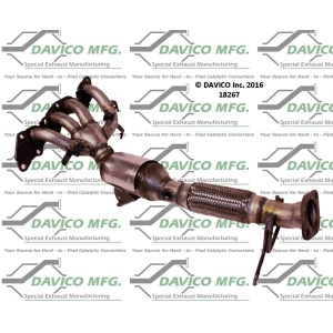 Davico Exhaust Manifold with Integrated Catalytic Converter for 2004 Mazda 3 - 18267