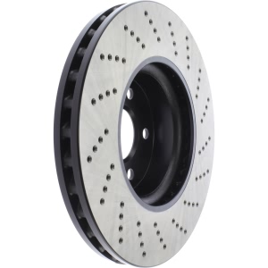 Centric SportStop Drilled 1-Piece Front Brake Rotor for 2011 Mercedes-Benz C300 - 128.35110