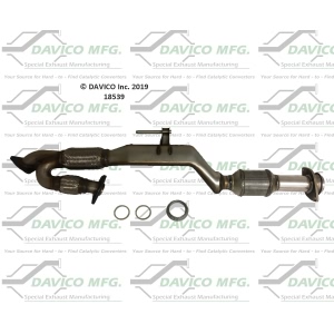 Davico Direct Fit Catalytic Converter and Pipe Assembly for 2015 Nissan Pathfinder - 18539