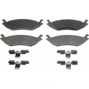 Wagner Thermoquiet Semi Metallic Rear Disc Brake Pads for 2012 Ram 1500 - MX967A