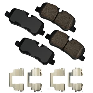 Akebono EURO™ Ultra-Premium Ceramic Rear Disc Brake Pads for 2010 Land Rover LR4 - EUR1099B