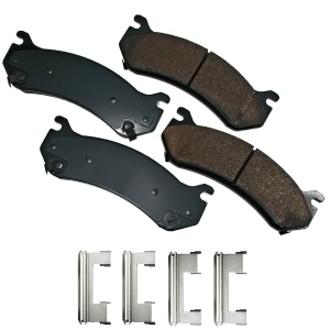 Akebono Pro-ACT™ Ultra-Premium Ceramic Front Disc Brake Pads for 2003 Chevrolet Express 2500 - ACT785