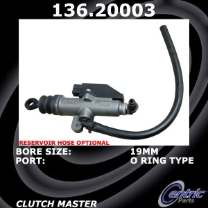 Centric Premium™ Clutch Master Cylinder for 2006 Jaguar S-Type - 136.20003