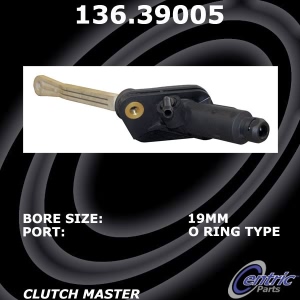 Centric Premium Clutch Master Cylinder for 1993 Volvo 850 - 136.39005