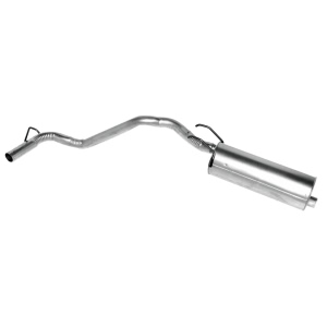 Walker Quiet Flow Stainless Steel Round Aluminized Exhaust Muffler And Pipe Assembly for 1995 Toyota Tacoma - 47741