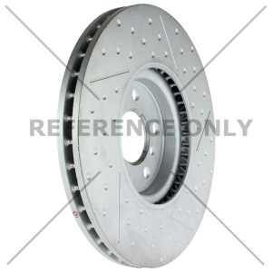 Centric SportStop Slotted 1-Piece Front Brake Rotor for Mini Cooper Countryman - 126.34186