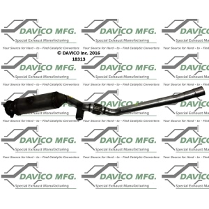 Davico Direct Fit Catalytic Converter and Pipe Assembly for 2003 Audi A4 Quattro - 18313