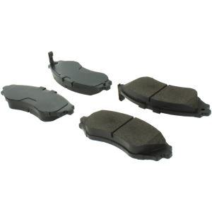 Centric Posi Quiet™ Extended Wear Semi-Metallic Front Disc Brake Pads for 2015 Chevrolet Spark - 106.07970