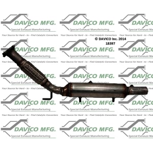 Davico Direct Fit Catalytic Converter and Pipe Assembly for 2009 Volkswagen Rabbit - 18397
