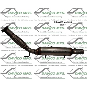 Davico Direct Fit Catalytic Converter and Pipe Assembly for 2006 Volkswagen Rabbit - 18397