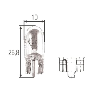 Hella Car Bulbs for Mazda 6 - H83220001